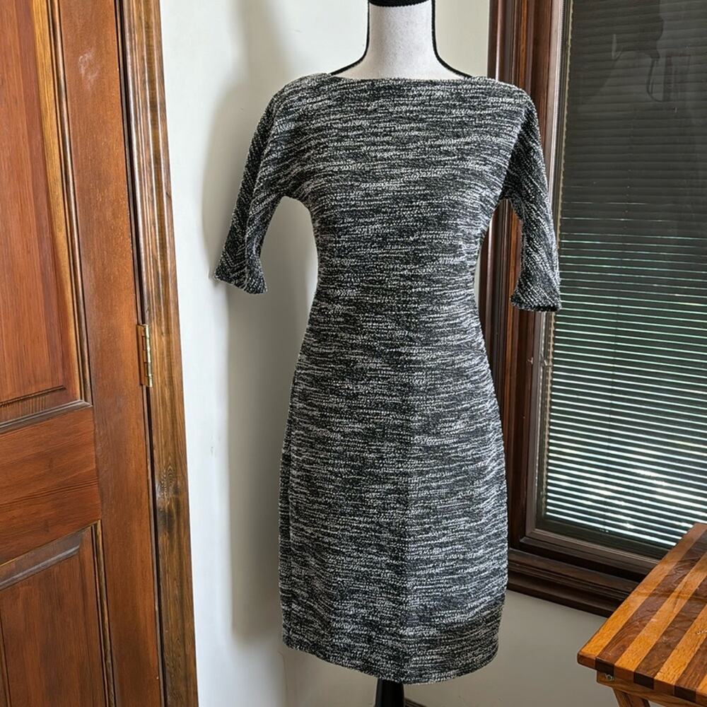 Maggy London | Mock Neck Space Dye Dress Size 12 (See note)